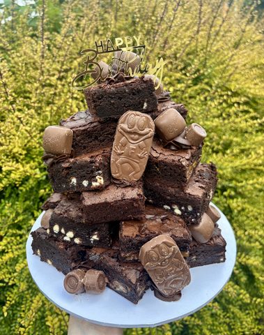 Birthday Brownie Stack